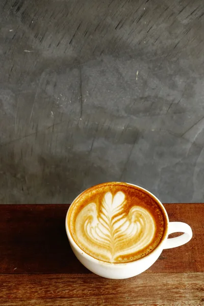 Tasse de café latte art — Photo