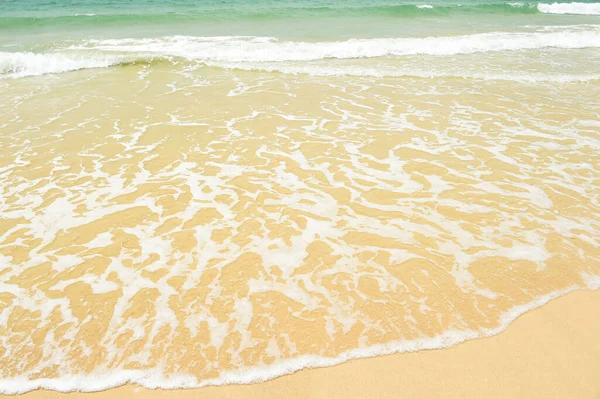 Onda Mar Praia Areia — Fotografia de Stock