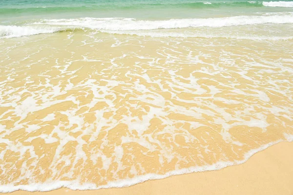 Vågen Havet Sandstranden — Stockfoto