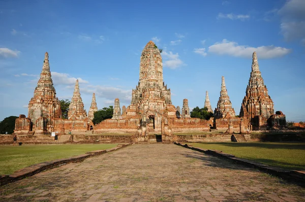 Schön wat chaiwatthanaram, thailand — Stockfoto