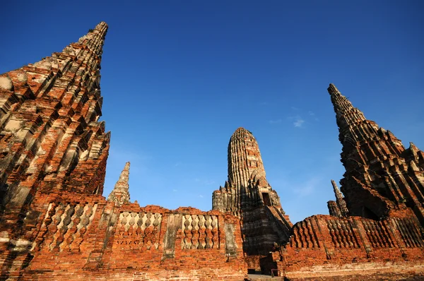 Hermosa Wat Chaiwatthanaram, Tailandia —  Fotos de Stock