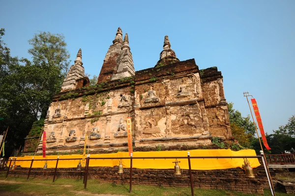 Pagoda, wat jed йод chiangmai — стокове фото
