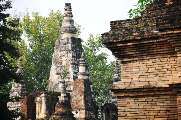 Pagoda, chiangmai wat jed jód — Stock fotografie