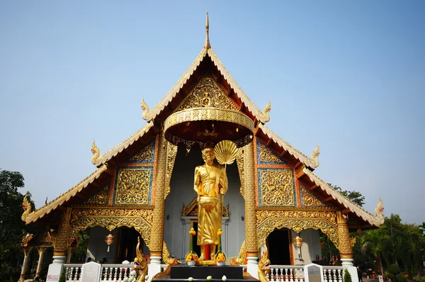 Buddhist temple at Wat Phra Sing, Thailand — Stock Photo, Image