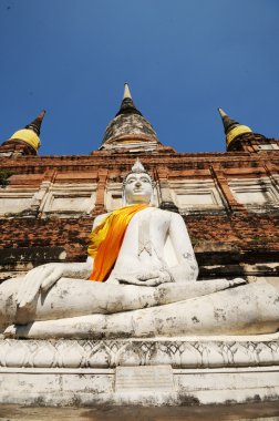 Buda heykeli pagoda, Wat Yai Chaimongkol, Tayland