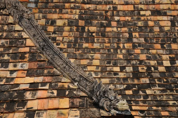 Le toit de Wat Ton Kwen, Thaïlande — Photo