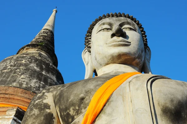 Wat Yai Chai Mongkol,Thailand — Stock Photo, Image