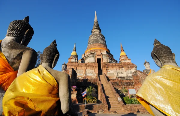 Tempio di Ayuthaya, Thailandia — Foto Stock