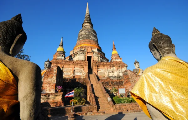 Tempel van ayuthaya, thailand — Stockfoto