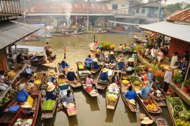 amphawa yüzen Pazar, Tayland
