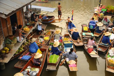amphawa yüzen Pazar, Tayland