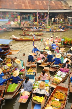 amphawa yüzen Pazar, Tayland