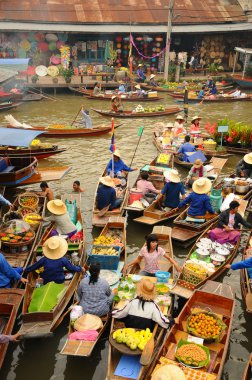 amphawa yüzen Pazar, Tayland