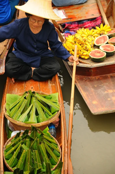 Amphawa Floating market, Thailand — Stock Photo, Image