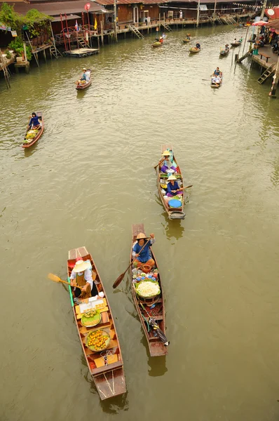 Amphawa Marché flottant, Thaïlande — Photo