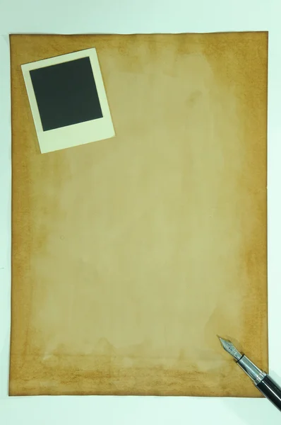 Toll és öreg papír, pergamen — Stock Fotó