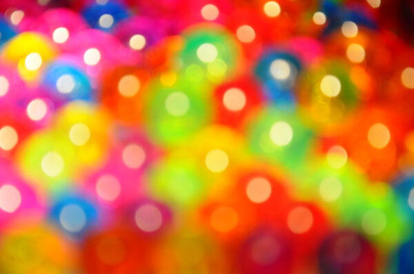 Blur of plastic ball