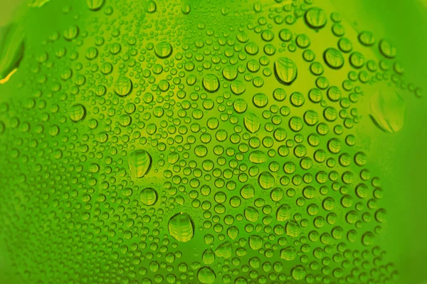 Water drops on glass surface as background. — Stock Photo, Image