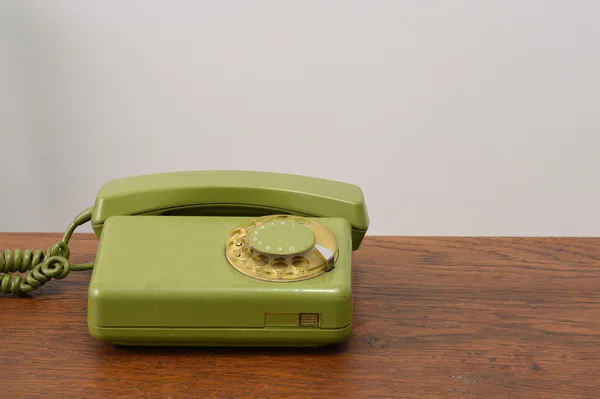 Vintage rotační telefon — Stock fotografie