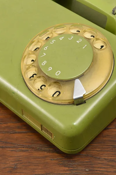 Vintage rotační telefon — Stock fotografie