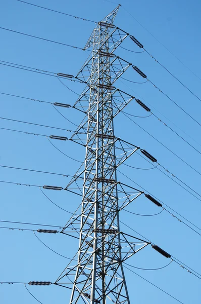 高電圧 post.high 電圧タワー — ストック写真