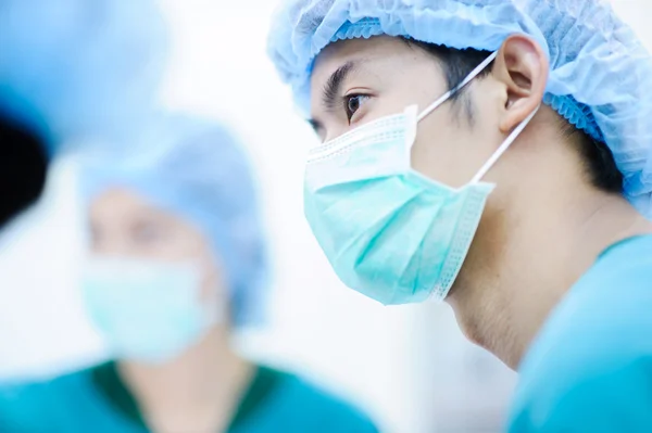 Veterinär-kirurgar i drift rum — Stockfoto