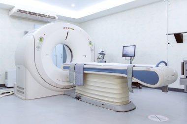 MRI scanner room clipart