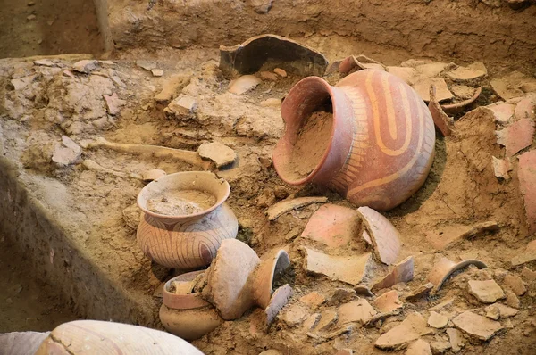 Ancient pottery of Ban Chiang, Thailand — Stock Photo, Image