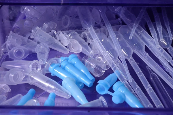 Test tubes in laboratory — Stock Photo, Image