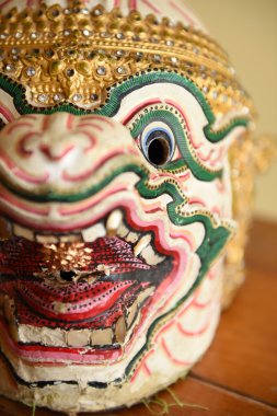 Hua Khon (Tay geleneksel maske) kullanılan'ın Khon - Tay geleneksel dans