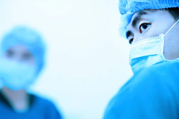 Group of veterinarian surgery in operation room — Stock Photo, Image