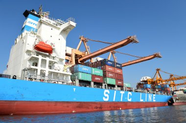 Bangkok, Şubat 26,2015: Port Authority Tayland