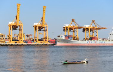 Bangkok, Şubat 26,2015: Port Authority Tayland