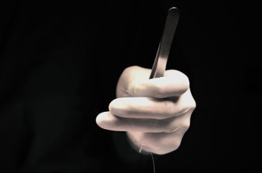 Veteriner Doktor için operasyon odasında cerrahi