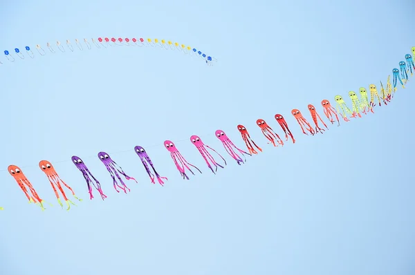 CHA- AM BEACH - MARCH 28: Thailand International Kite Festival — Stock Photo, Image