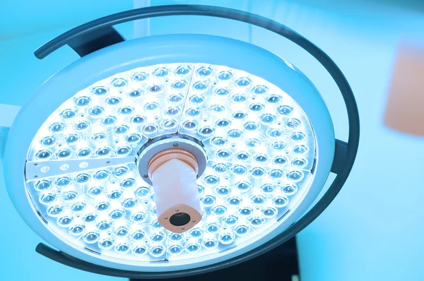 Surgical lamps in operation room — Stock Photo, Image