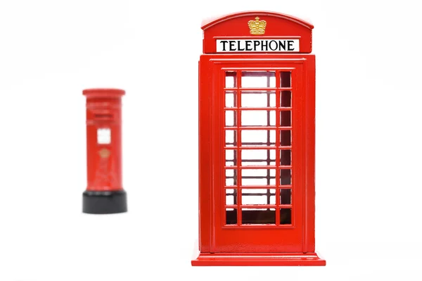 Cassetta postale e cabina telefonica di Londra — Foto Stock