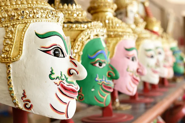 Khon, Angel mask i native thailändsk stil — Stockfoto