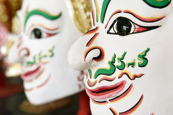 Khon, Angel mask in native Thai style — Stock Photo, Image