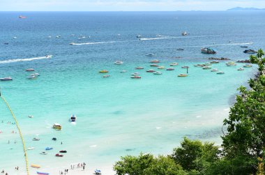 Koh Larne Adası tropik beach, en ünlü adanın pattaya City