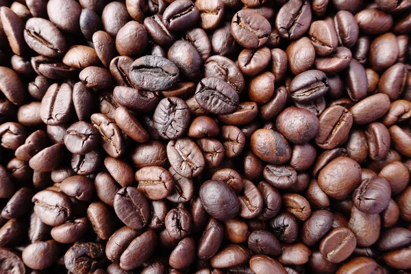 Achtergrond koffiebonen — Stockfoto