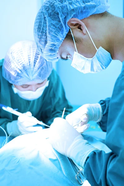 Two surgical lamps in operation room — Stock Photo, Image