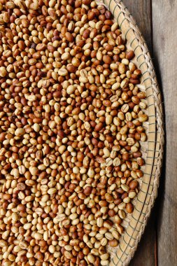 Arka plan için kahve çekirdekleri