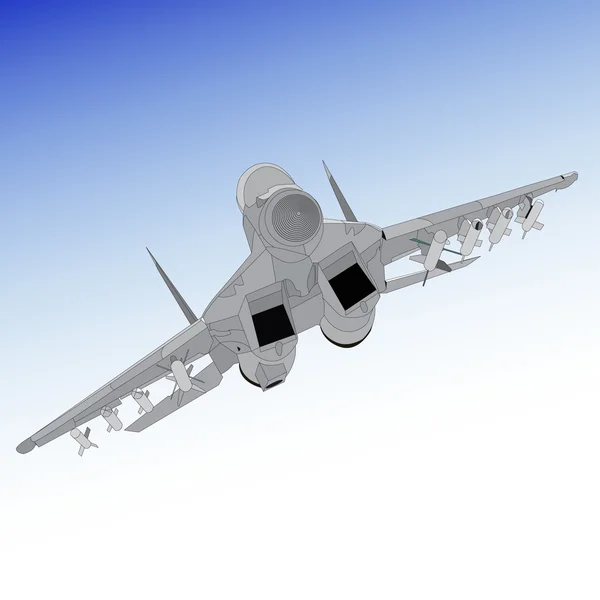 Combate de superioridad aérea — Archivo Imágenes Vectoriales