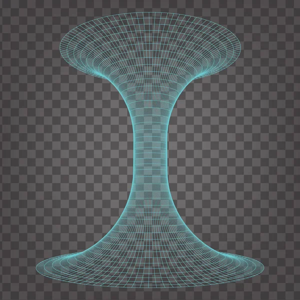 Tube numérique vertical sur fond transparent — Image vectorielle