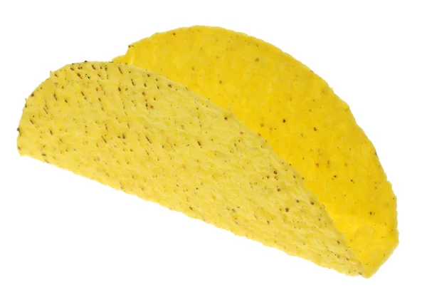Beyaz arka plan üzerinde boş Taco Shell