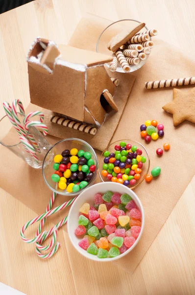 bir kurabiye evi dekorasyon