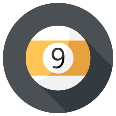 Bilardo topu simgesini