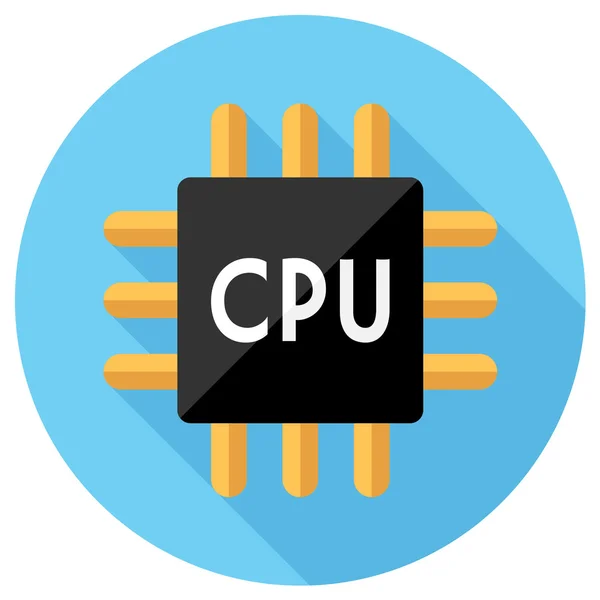 Ikona CPU. — Stockový vektor