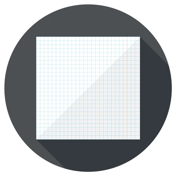 Notebook paper icon — Stock Vector